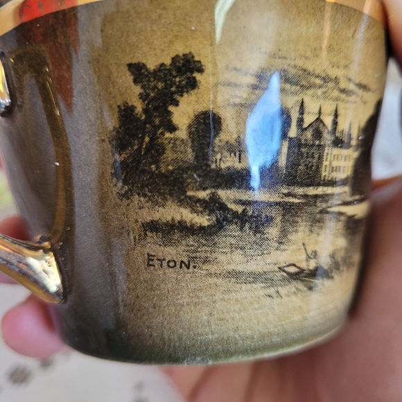 Royal Vistas Ware Cup and Saucer Paintings By Famous Artists Ridgeway England - Picture 8 of 16